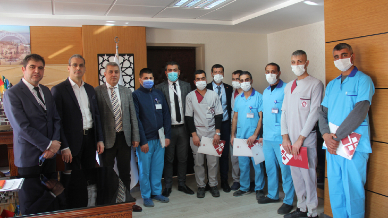 Çalışkan personeller ödüllendirildi