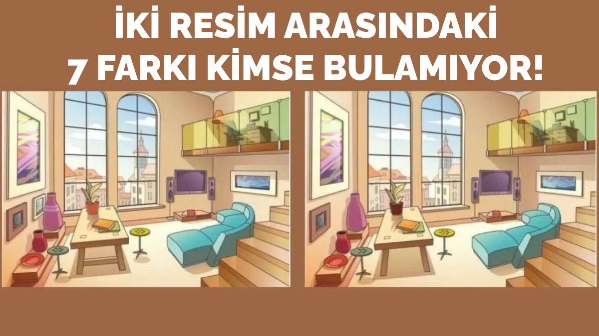 Sadece gerçek dâhiler bu iki resim arasındaki farkları bulabilir! Sen de deneyebilir misin?